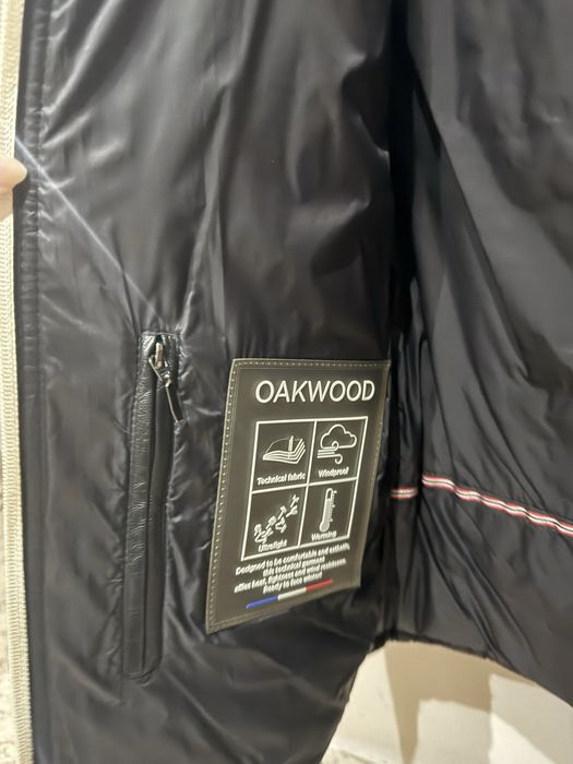 Дамско кожено яке Oakwood с естествен пух