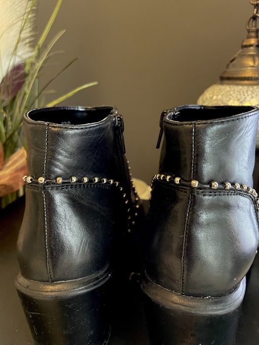 Stave Madden Botine din piele de dama