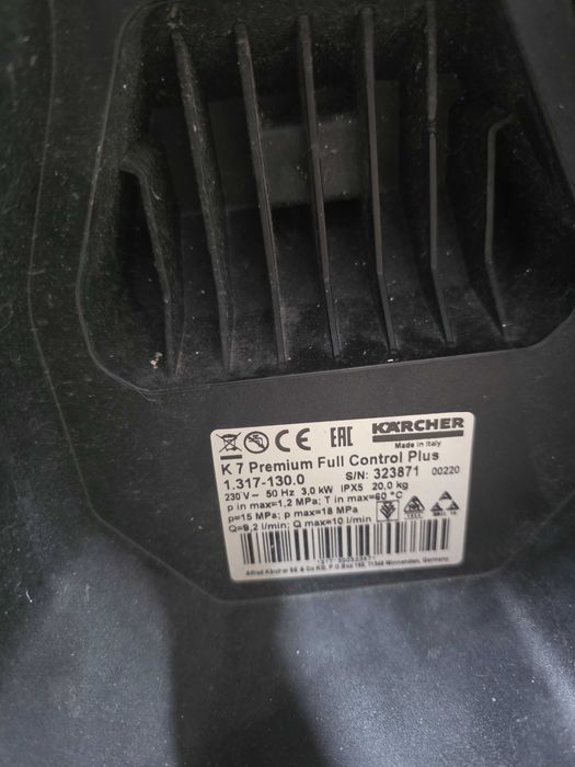 Aparat de spălat cu presiune Kärcher K7 Premium Full Control Plus3000W