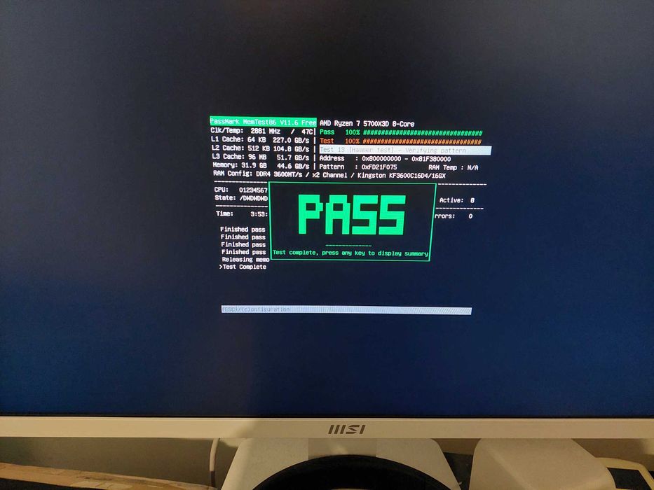 Gaming PC Amd Ryzen 7 5700X3D + ASUS TUF RX 6800 XT GAMING OC