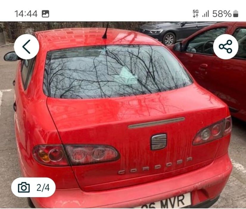 Vând Auto Seat Cordoba stare foarte bună.