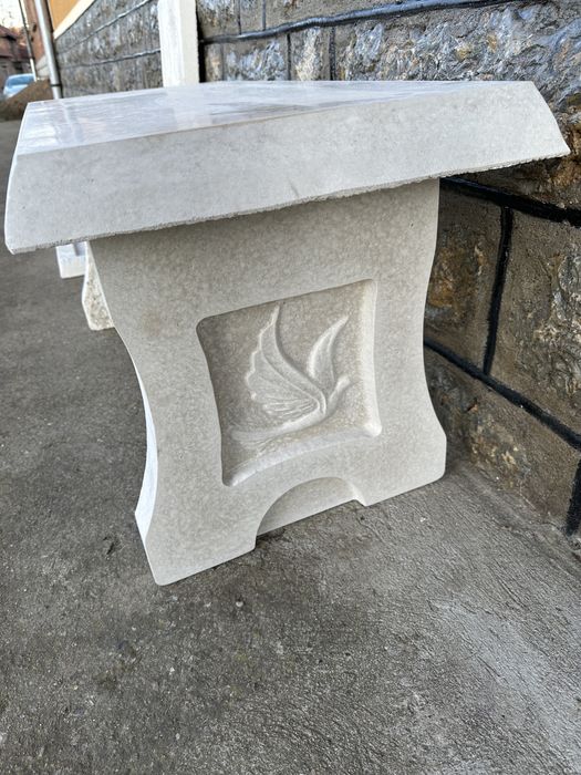 Vand Banca Beton 3 piese