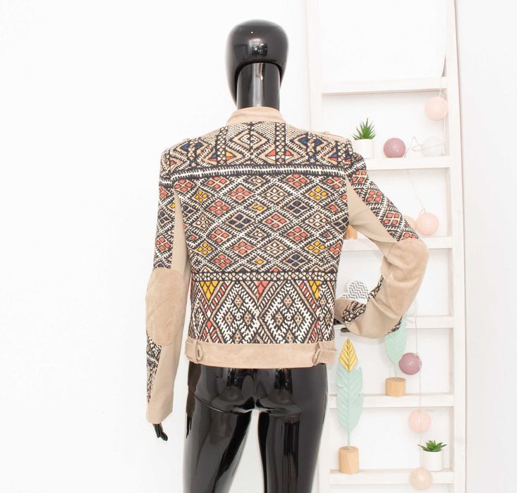 BCBG Maxazria Ziggy оригинално дамско яке пролетно асиметричен цип М