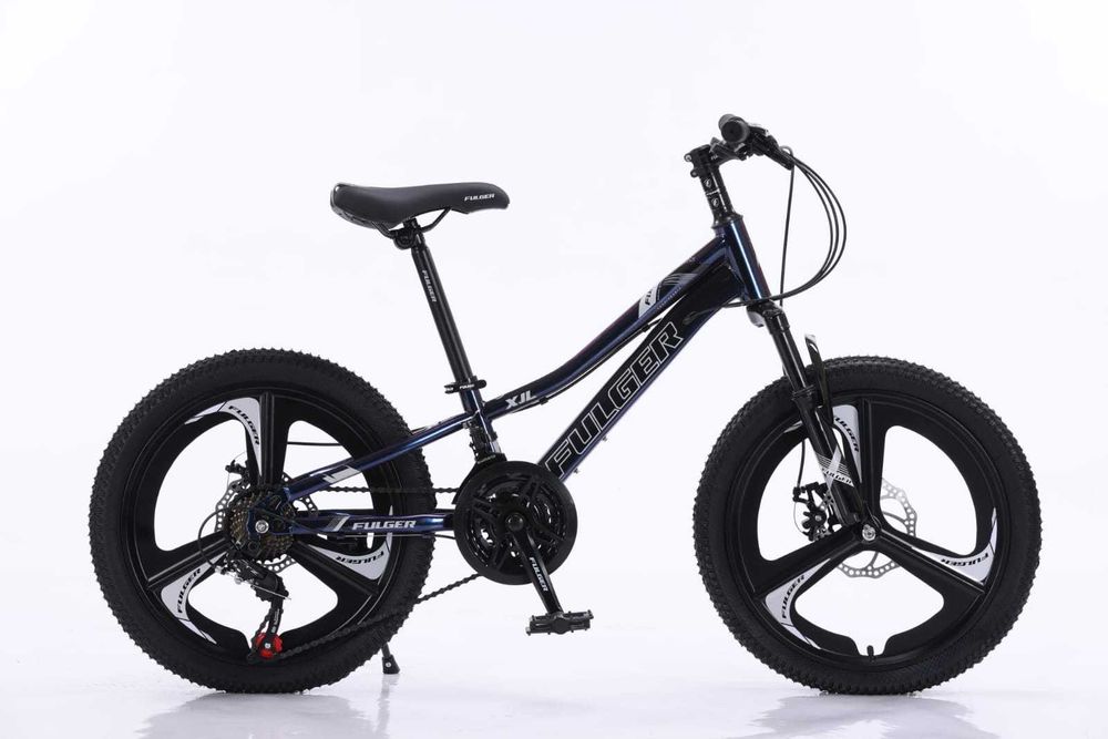 Bicicleta Shimano XJL-20T, cadru otel, frane disc 4 culori 21 viteze