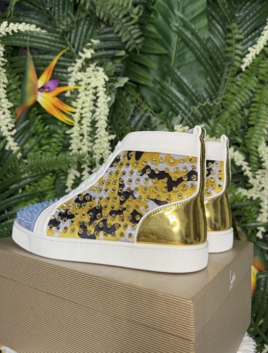 Christian Louboutin High Gold Steel Spikes
