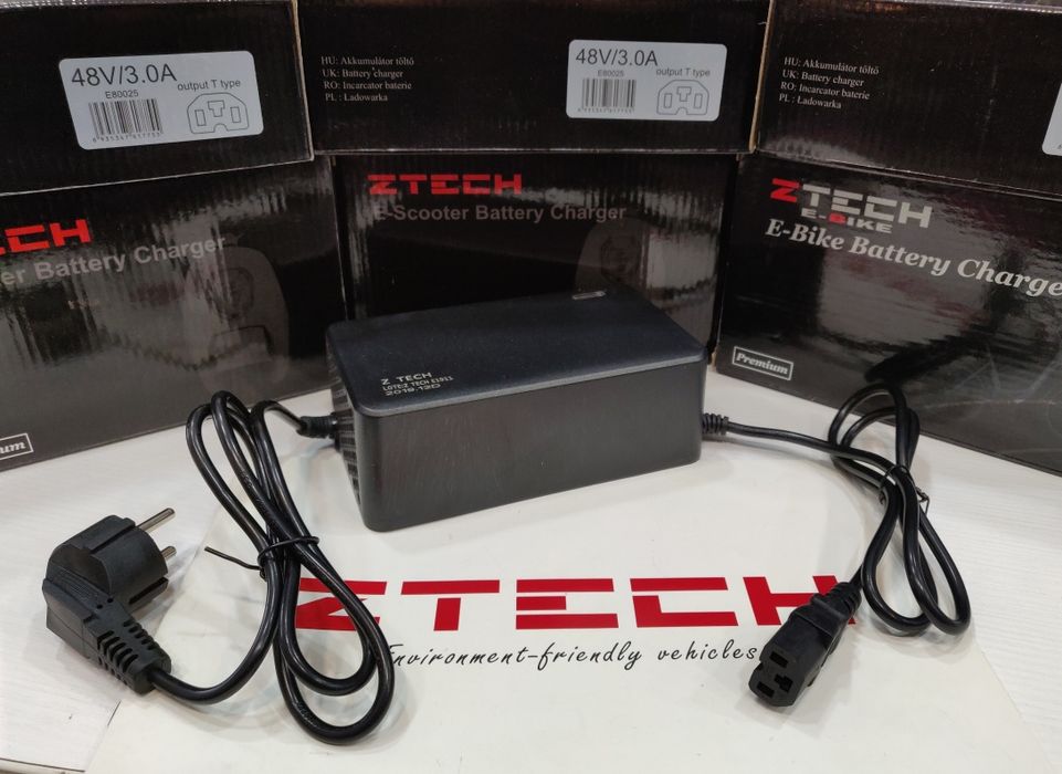 Incarcator 48V 3A Original ZTECH Triciclete Electrice ZT-15, Scutere