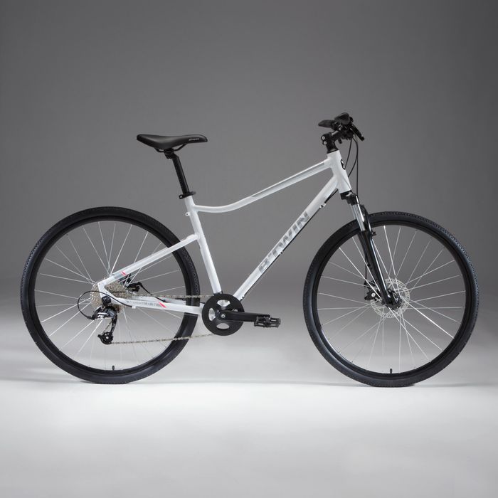 Bicicletă polivalentă Riverside 500 Alb - (SecondHand) Decathlon