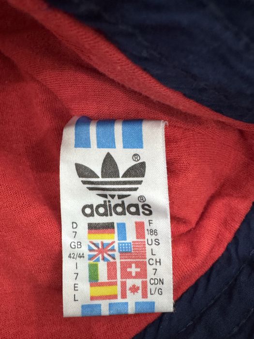 Мъжко горнище Vintage  Adidas 90s Track Jacket. Размер L
