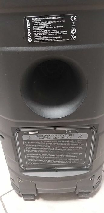 Boxa portabilă Vortex