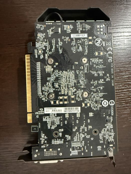 Видеокарта GTX 1050