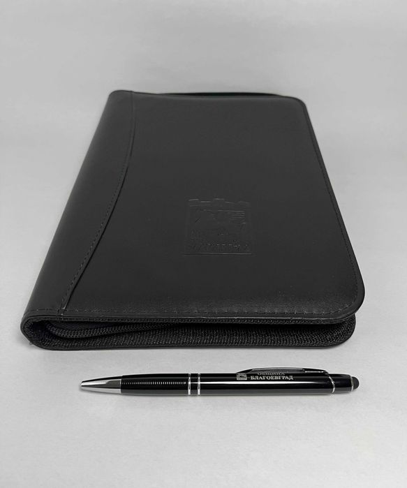 НОВ брандиран тефтер + химикалка от Община Благоевград – 2023 г.!