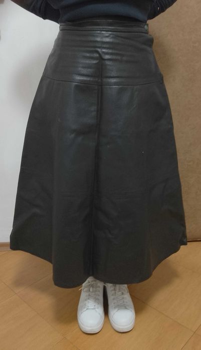 Кожена пола.Макси.Естествена кожа.Отлична.