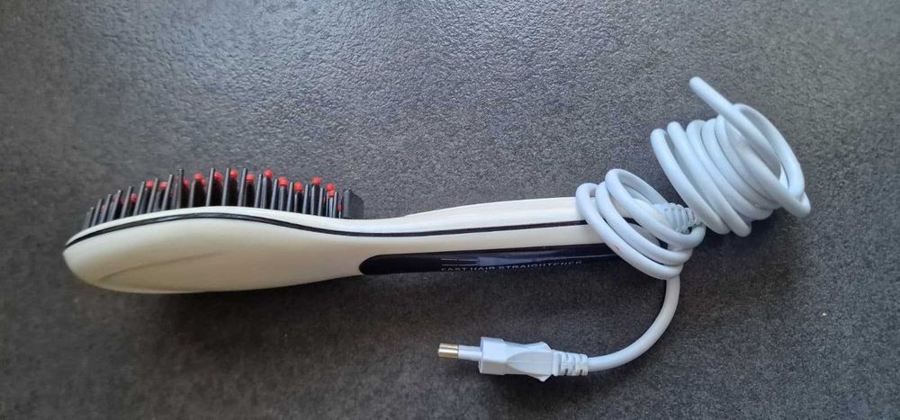 Perie electrică îndreptat părul Fast Hair Straightener, ecran digital LCD