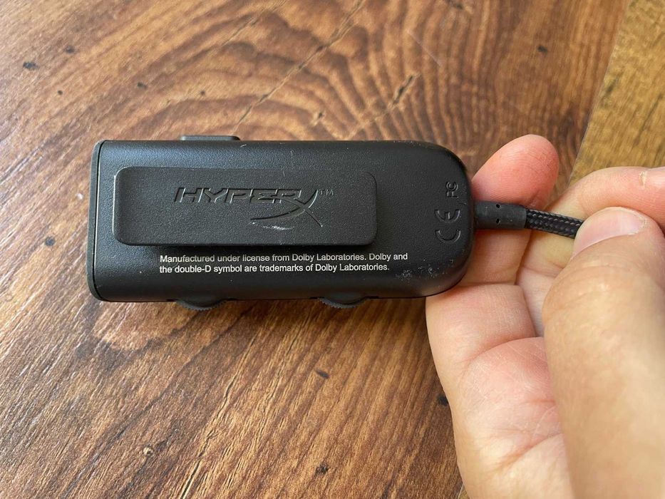 HyperX telecomandă audio USB (placă sunet Cloud II), cablu textil