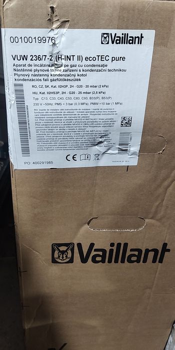 Centrală termică în condensare Vaillant 23 kw