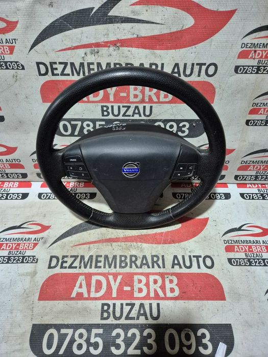 volan cu airbag din piele si comenzi volvo s 40 an 2006
