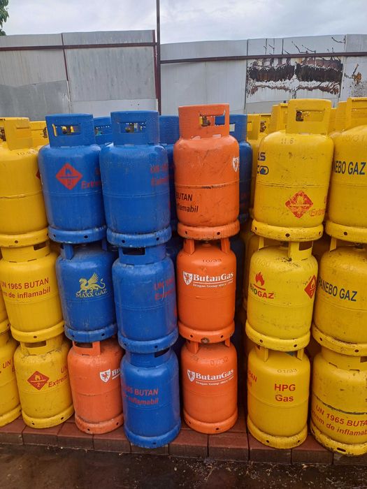 Butelii pentru aragaz și centrala termica