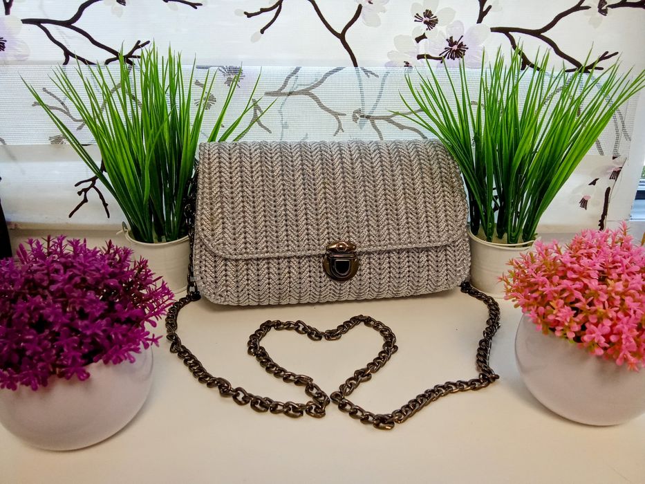 Клатч летний ручной работы