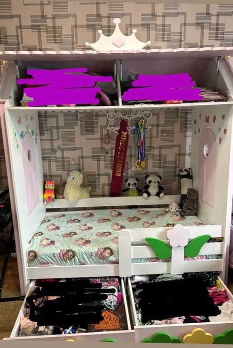 Кровать-домик детская "Принцесса"