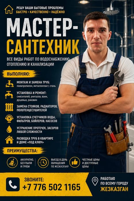 Услуги сантехника