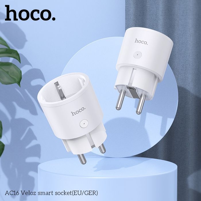 Hoco AC16 Veloz Smart Plug смарт розетка с дистанционным управлением