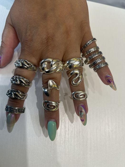 Дамски сребърен пръстен