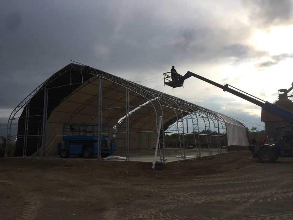 Cort industrial tip casa 15x30 m nou cu garantie, diferite dimensiunii