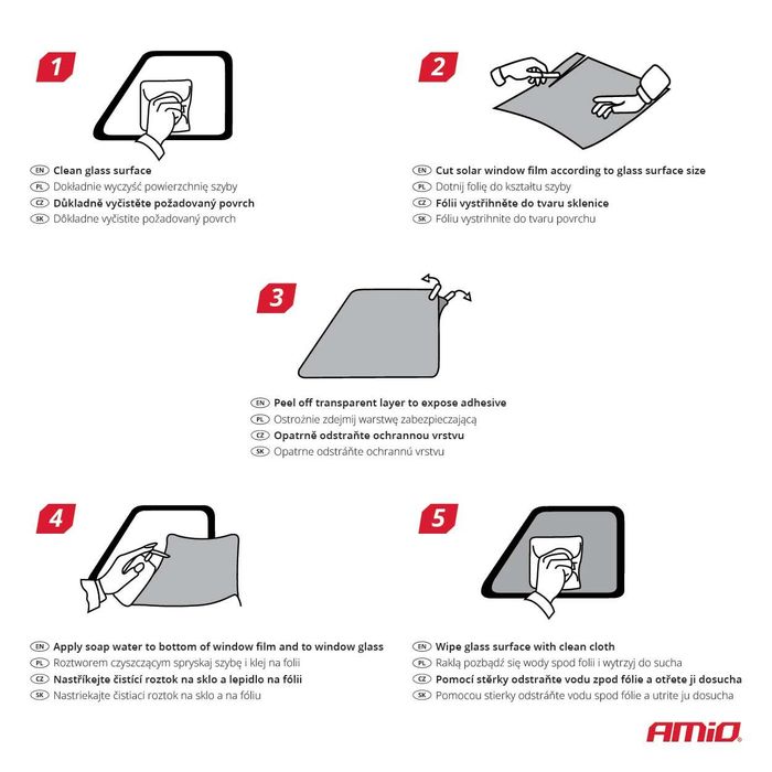 фолио за тониране на прозорци недраскащо 0.75м x 3м ultra dark ...
