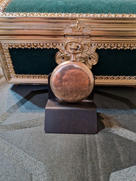 Страхотен антикварен американски джобен часовник ELGIN