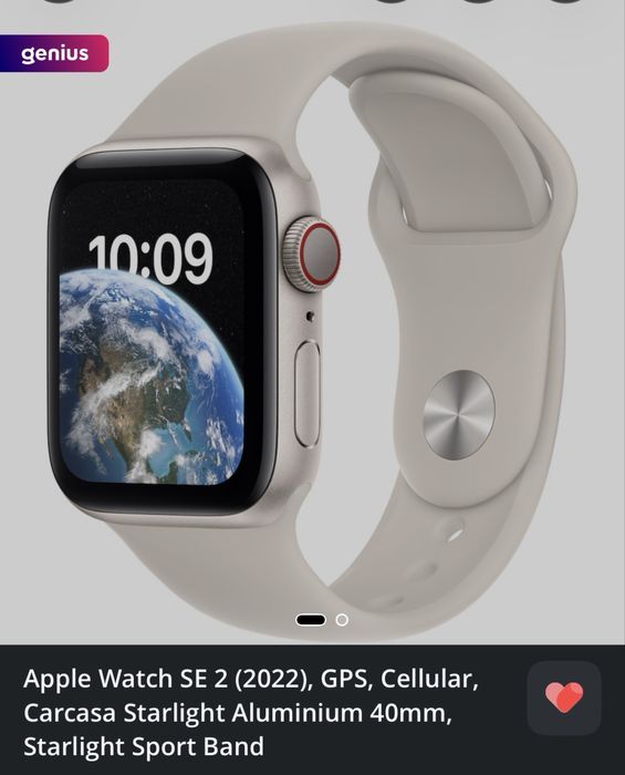 Apple watch SE 2 gps cellular starlight 40 mm