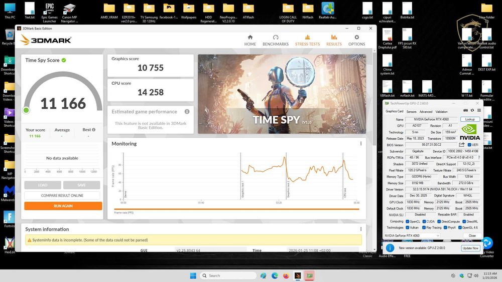 PC gaming i7 14700f, 32GB DDR4, RTX 4060, NVMe 1TB