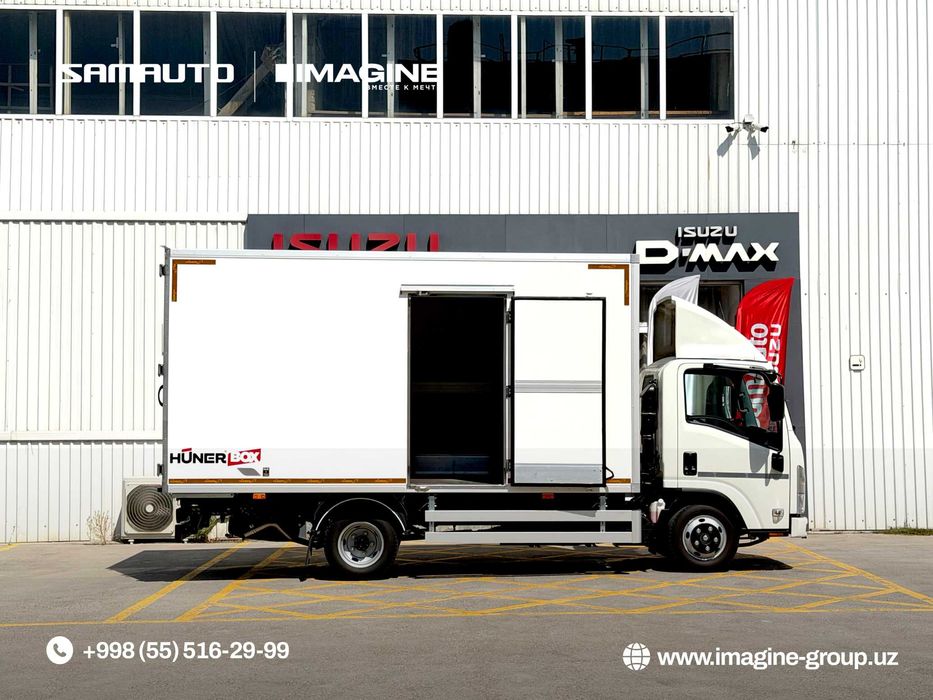 "ISUZU NMR77H" shassisi negizidagi izotermik furgon