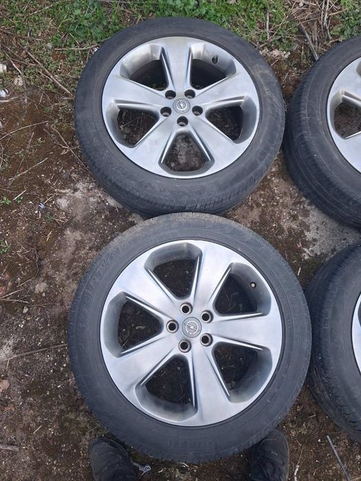 Ляти джанти 18ки с летни гуми Опел мола оригинални Opel moka