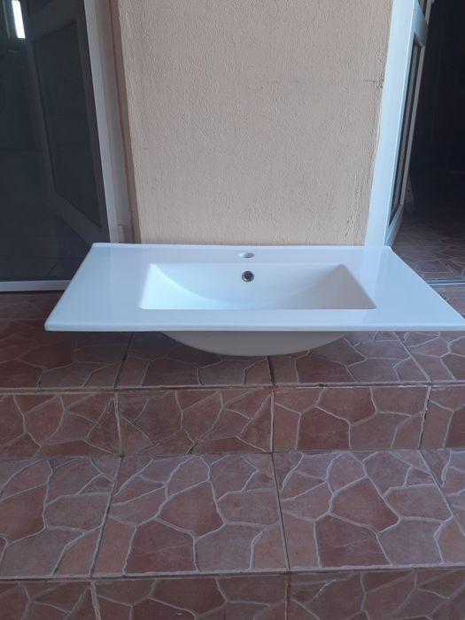 Baterie lavoar si lavoar marmura compozit