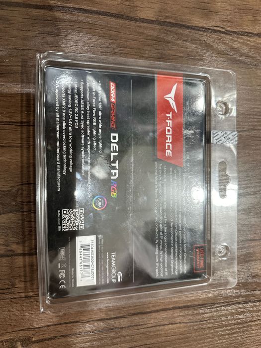 TeamGroup T-Force Delta RGB 16GB 3600MHz 2x8gb DDR4