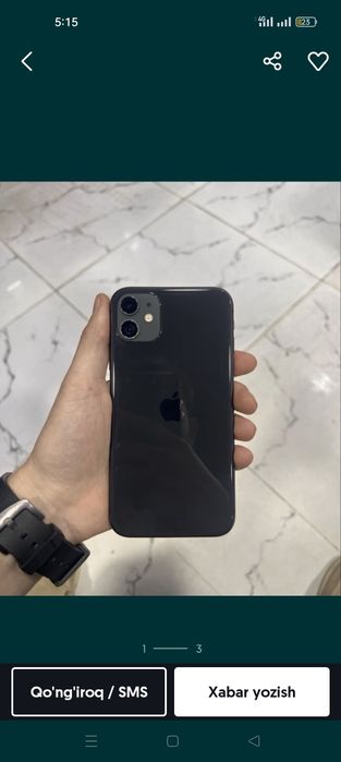 Iphone 11 icloudga tushgan