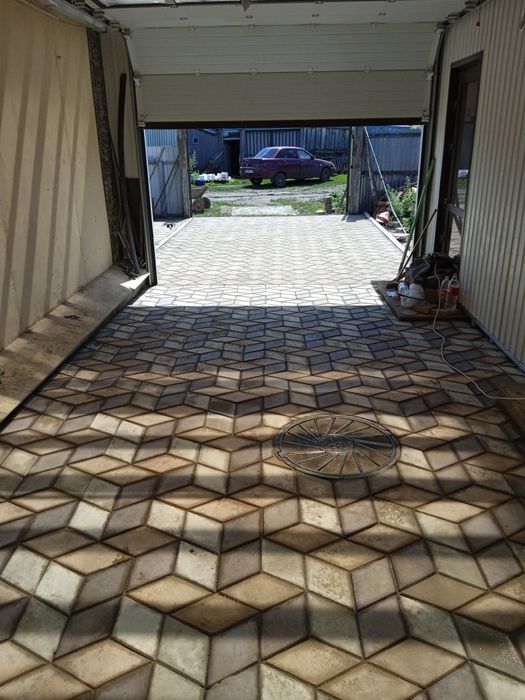 Укладка брусчатки