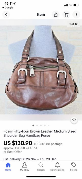 Geanta piele Fossil fiftyfour