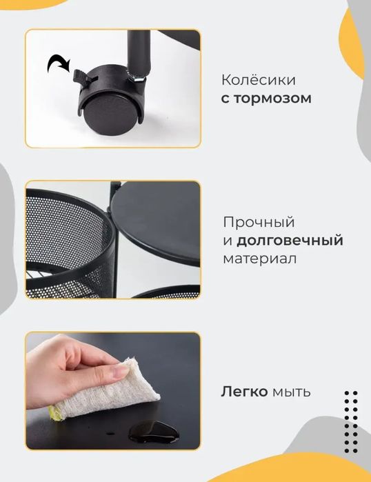 Универсальная этажерка на колесиках!