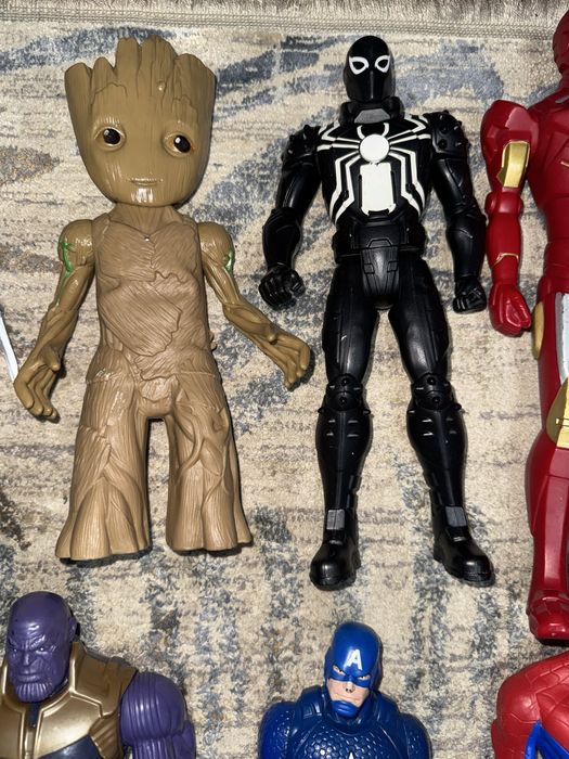 Фигурки Marvel капитан америка, человек паук и тд