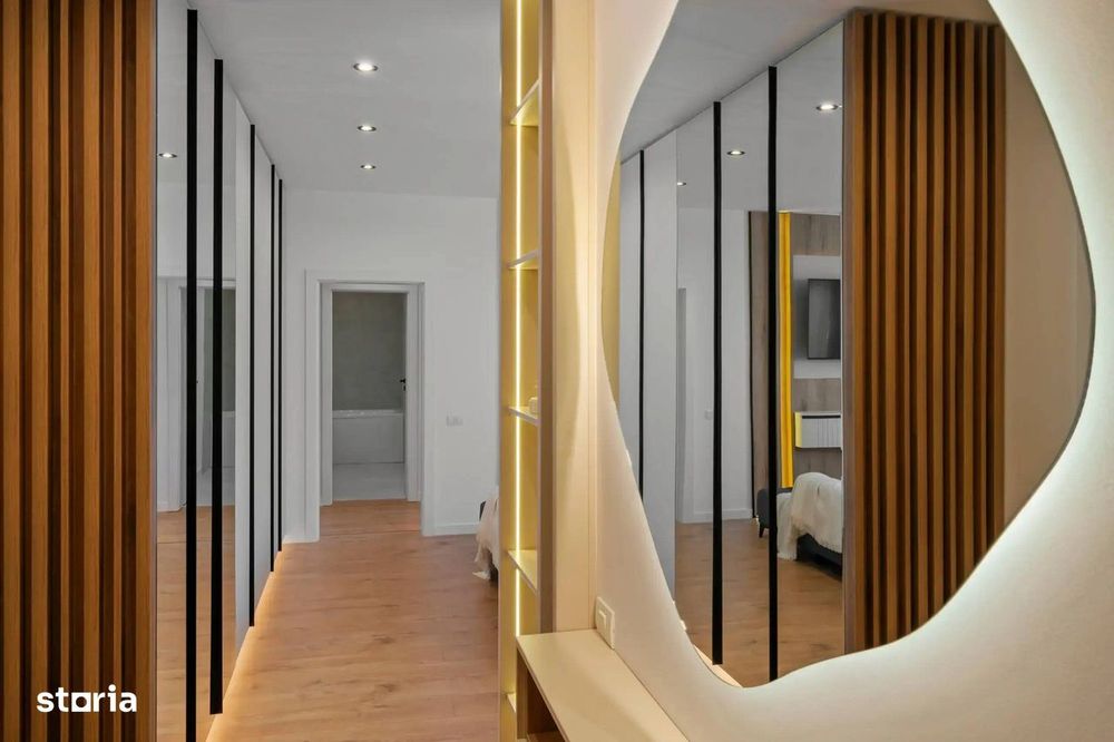 Bloc finalizat, 3 camere lux, 2 bai, laundry room + terasa 56 mp!