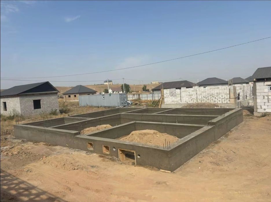 Заливка фундамент