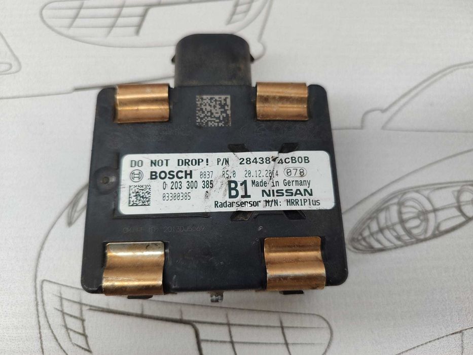 Senzor Radar Distanta / Radar Distronic Nissan X-Trail (T32) 2014–2021 / Cod OEM 284384CB0B (5G2)