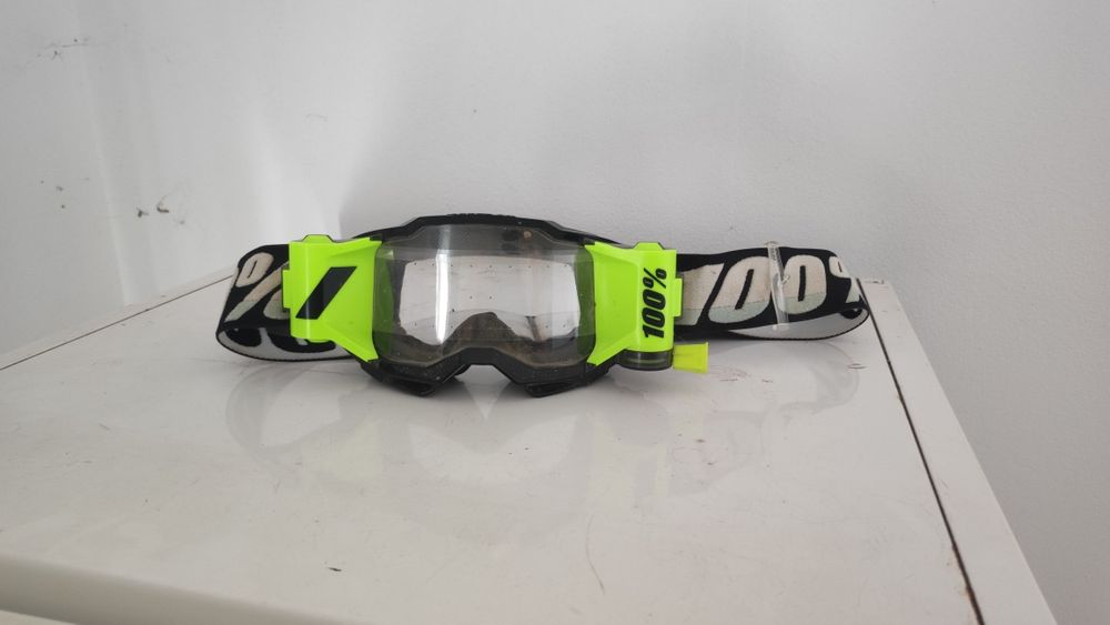 Cască moto/atv cu ochelari