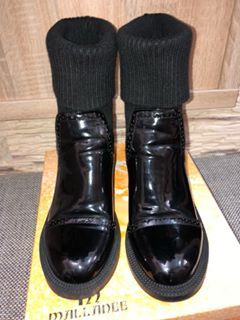 Стильные лаковые ботинки челси. Турция.