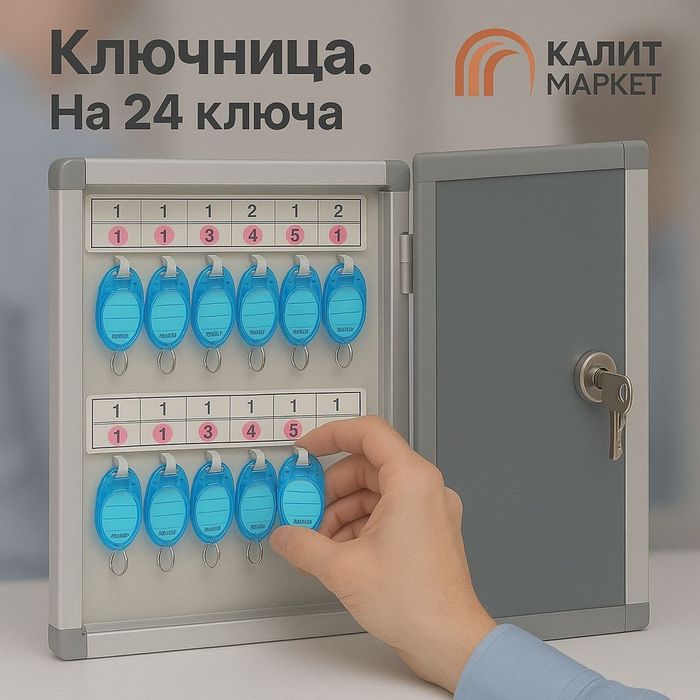 Ключница  на 24 ключа элегантный оптом