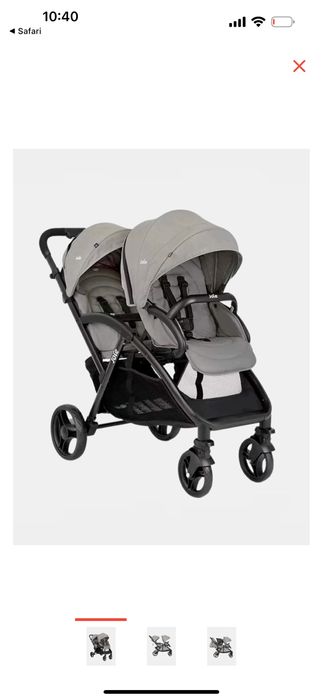 Joie Duo коляска для двойни погодок