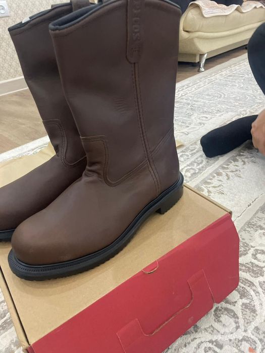 Сапоги кожанные на обмен