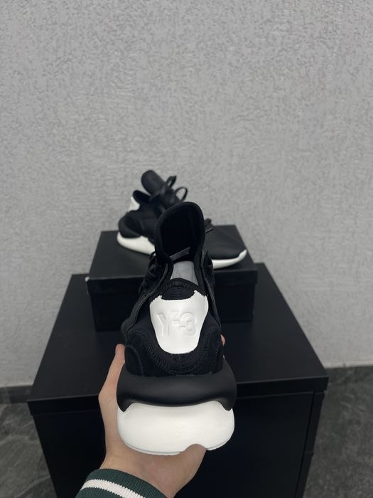 Y-3 Kaiwa din piele Negri