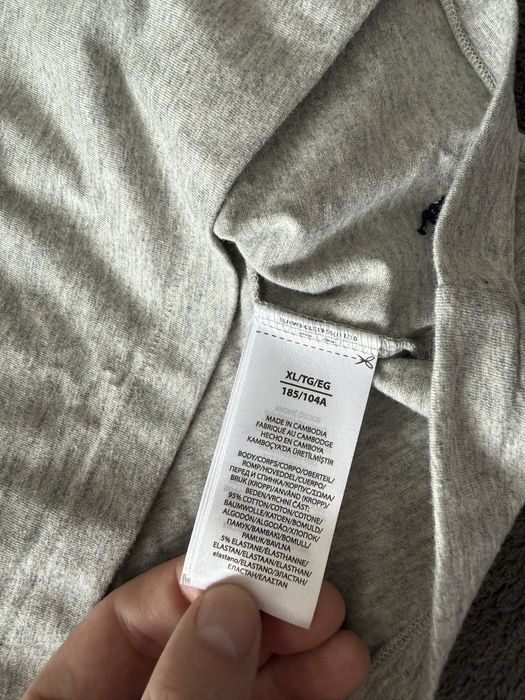 Polo Ralph Lauren set 2 tricouri de corp gri logo brodat XL noi